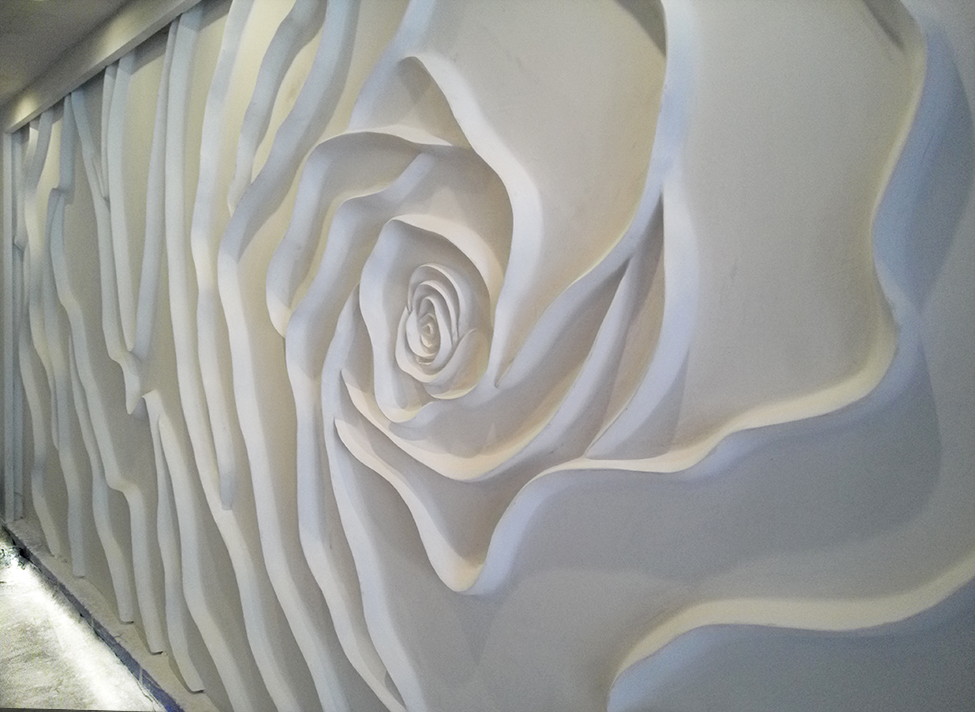 Full Wall Rose – Mural Wall Art